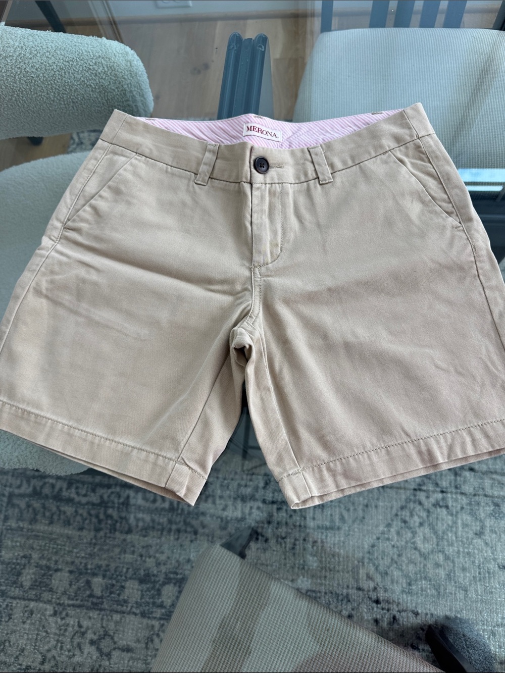 Merona Women's Khaki Tan Chino Shorts